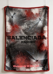 BALENCIAGA Premium Flannel Sofa Throw Blanket for Home Decor BA048